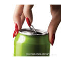 簡単なオープンキャップエンドはアルミニウム缶です